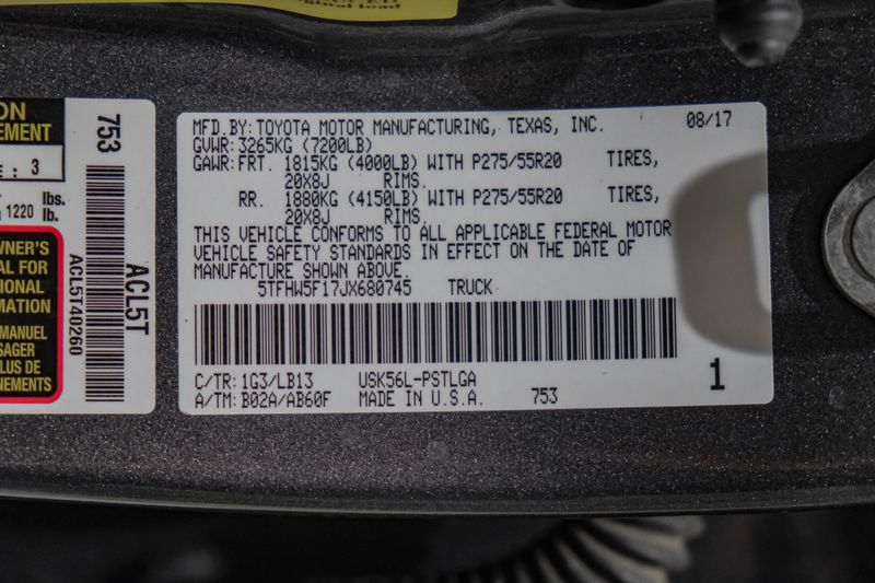 Photo 63 of 2018 Toyota Tundra Limited for sale in Katy, TX