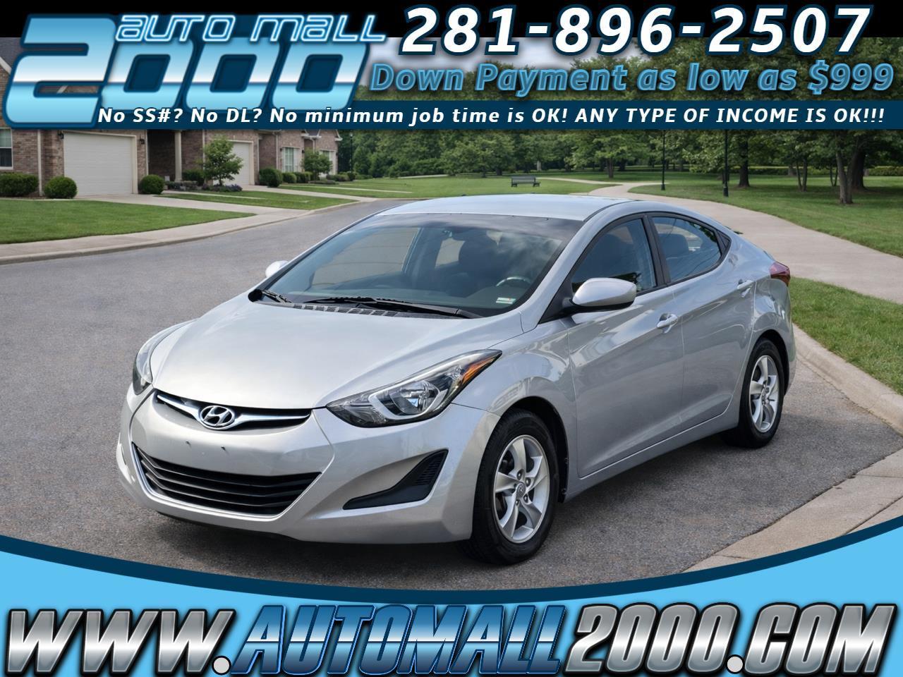 2014 Hyundai Elantra for sale in Houston, TX