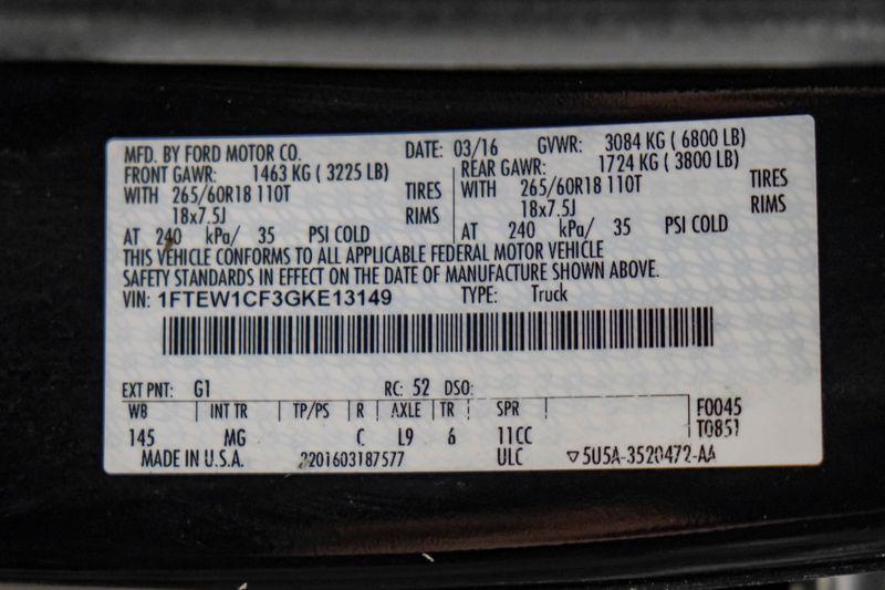 Photo 128 of 2016 Ford F-150 XLT for sale in Katy, TX