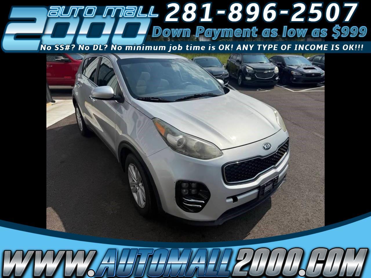 Photo 2 of 2017 Kia Sportage LX for sale in Houston, TX