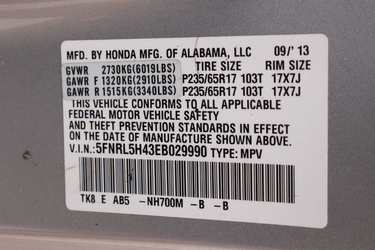Photo 2 of 2014 Honda Odyssey EX for sale in Cypress, TX