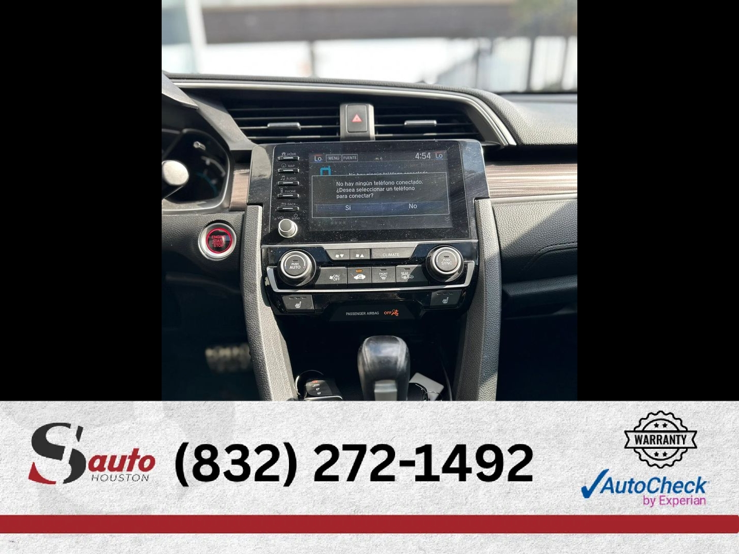 Photo 29 of 2019 Honda Civic Touring Sedan 4D for sale in Houston, TX