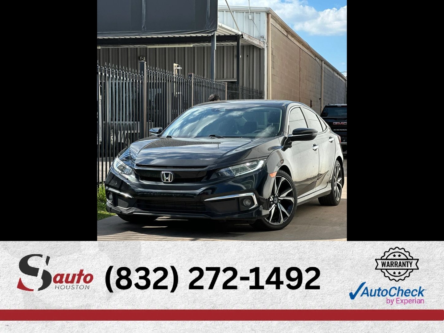 Photo 2 of 2019 Honda Civic Touring Sedan 4D for sale in Houston, TX