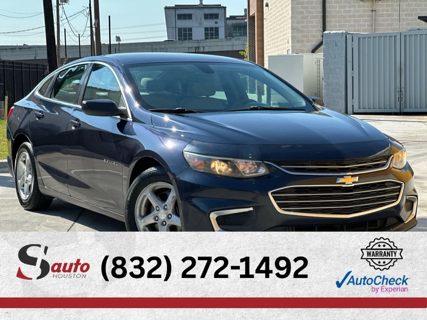 Photo 2 of 2016 Chevrolet Malibu LS Sedan 4D for sale in Houston, TX
