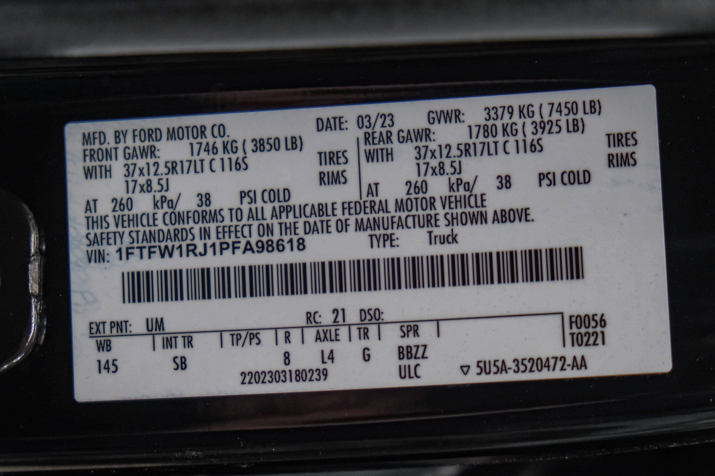 Photo 137 of 2023 Ford F-150 Supercrew-raptor for sale in Katy, TX